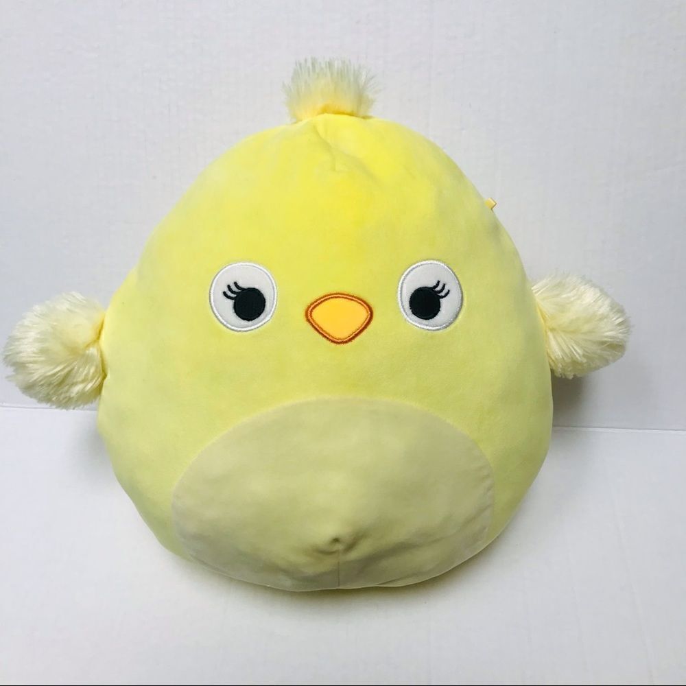 Kellytoy Squishmallow 12 inch Amie the baby chicken yellow plush‎